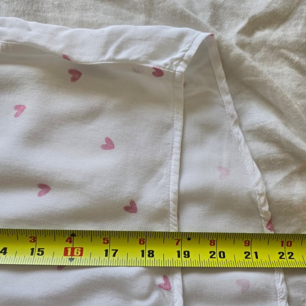 Rails Anthropologie Heart Printed Front Tie Blous… - image 8